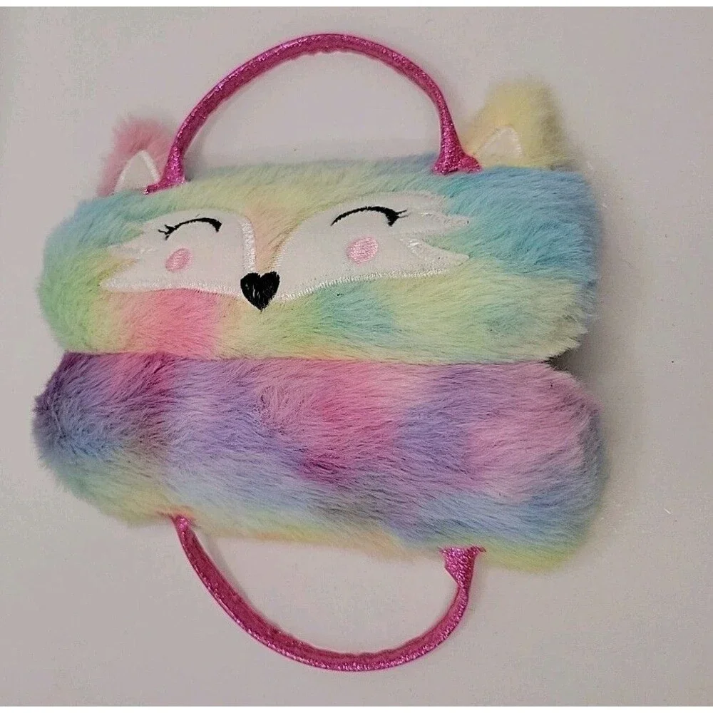 Pretty Plush Eyeglasses Case Travel Hard Shell Sunglasses Case, Protective